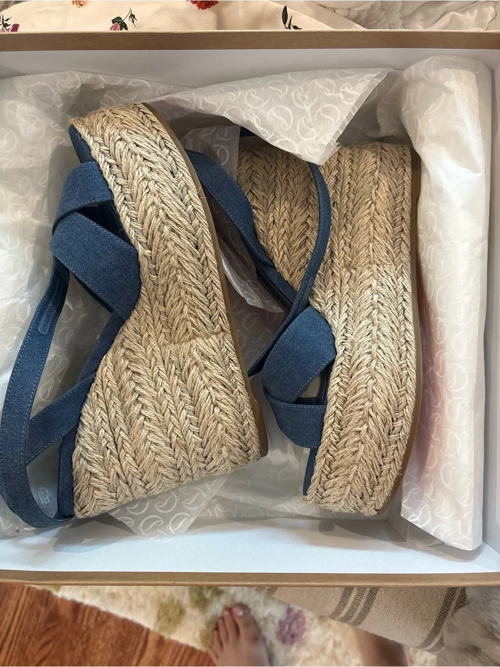 Christian Louboutin Mariza Zeppa canvas espadrille sandals